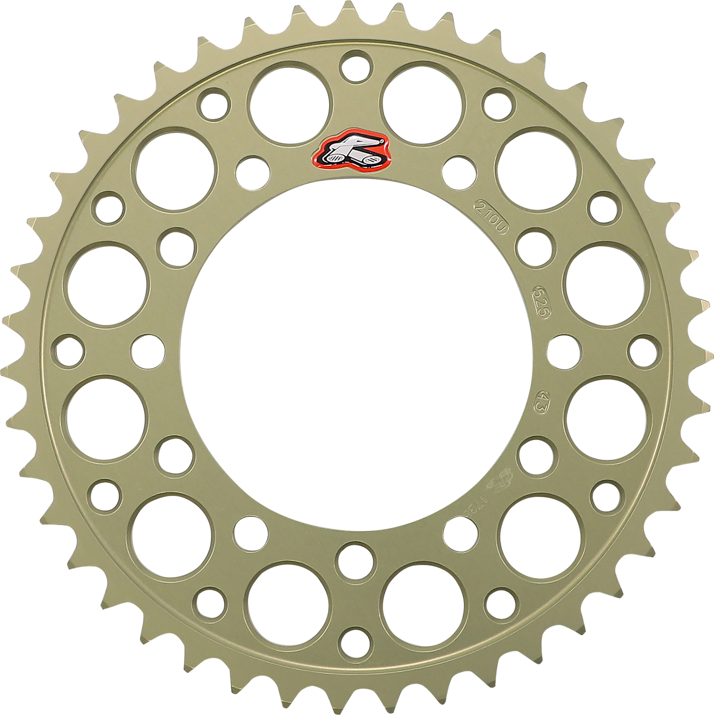 RENTHAL Rear Sprocket - Aluminum - 43 Tooth 210U-525-43P-HA