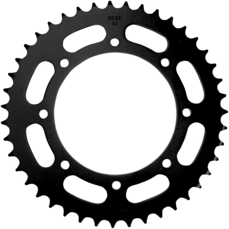 SUNSTAR SPROCKETS Steel Rear Sprocket - 42-Tooth - Kawasaki 2-353242