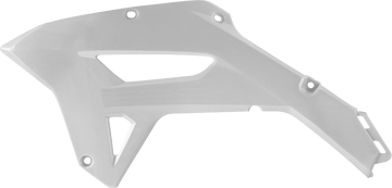 POLISPORT Radiator Cover - White - CRF 450RX 8476000002