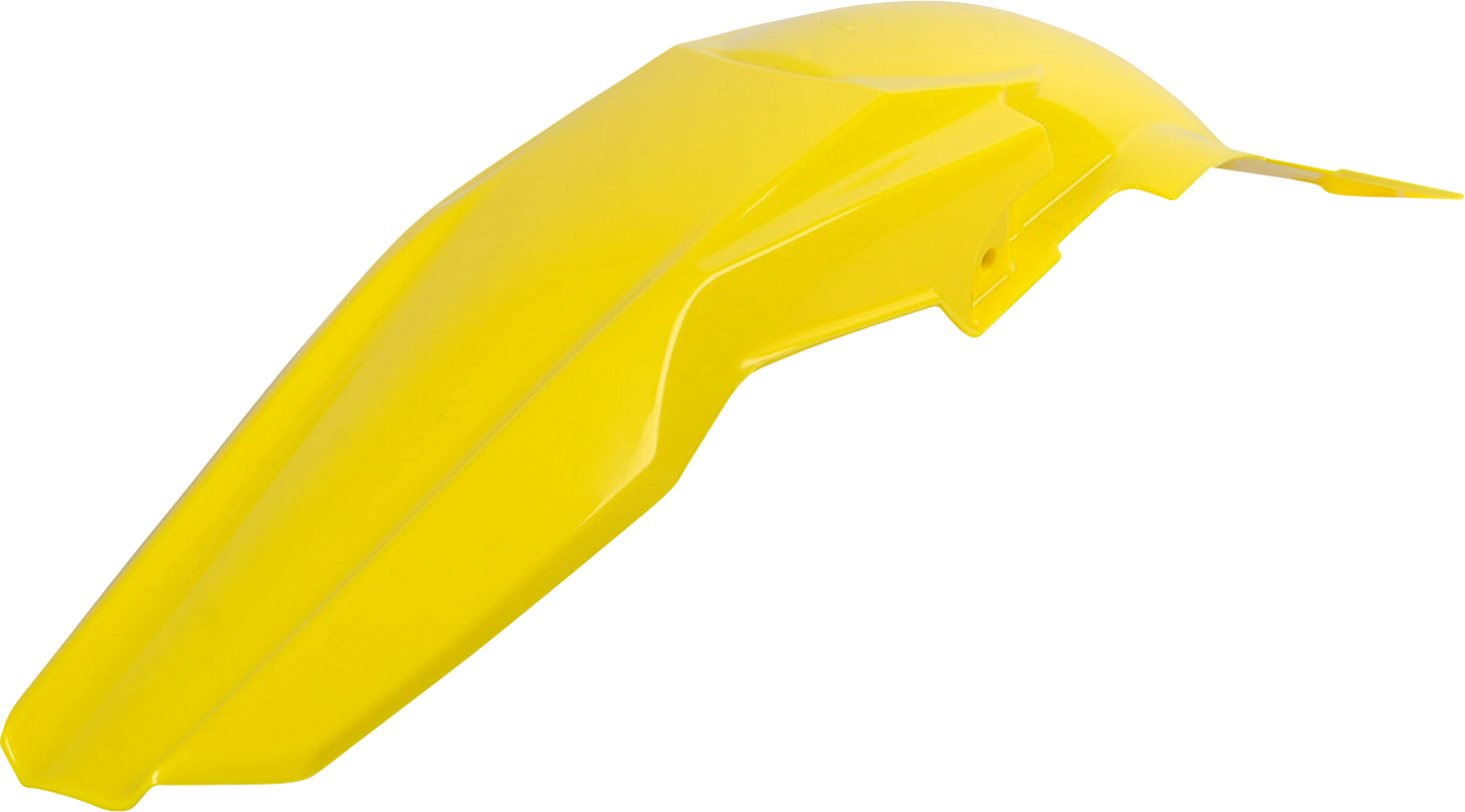 POLISPORT Fender - Rear - Yellow - RMZ 450 8565500001