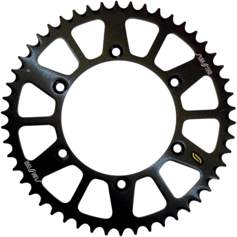SUNSTAR SPROCKETS Rear Sprocket - 50 Tooth - Suzuki - Works/Black 5-357750BK