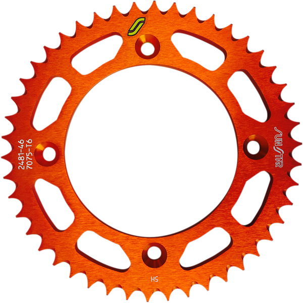 SUNSTAR SPROCKETS Rear Sprocket - 46 Tooth - Gas Gas/Husqvarna/KTM - Works/Orange 5-248146OR
