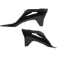 Acerbis Radiator Shrouds - Black/Metallic 2872737440