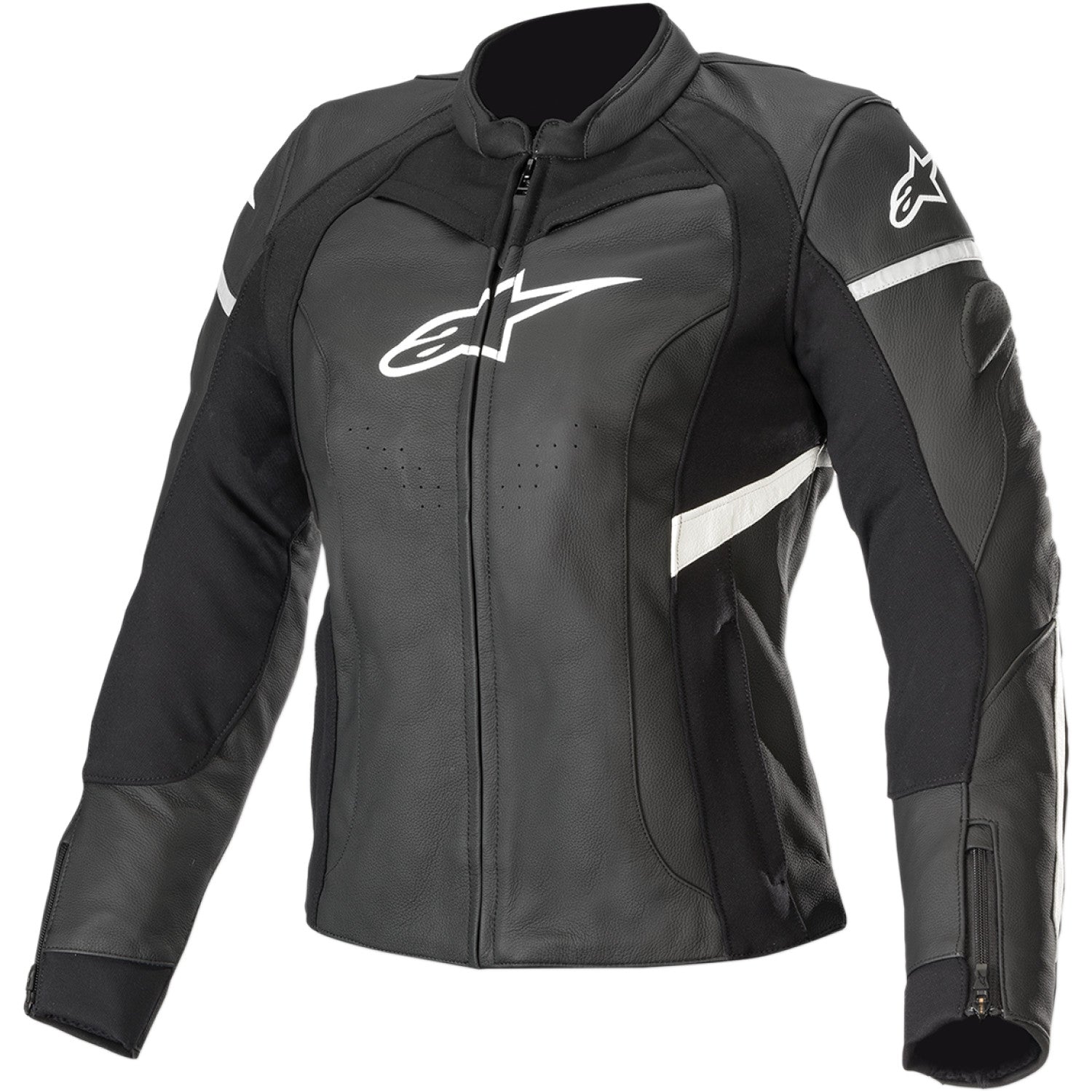 ALPINESTARS Stella Kira Leather Jacket - Black/White - US 10 / EU 46 3112019-12-46