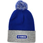 FACTORY EFFEX Yamaha Pom Beanie - Royal/Gray 23-86202