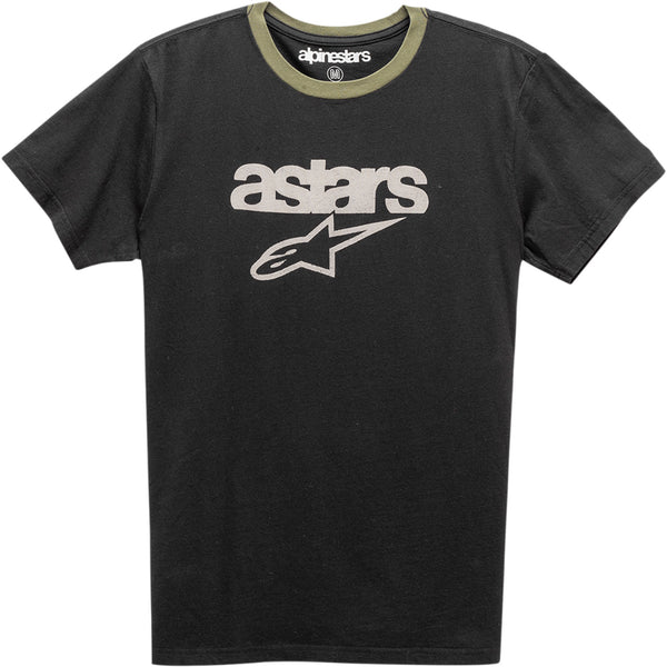 Alpinestars Match T-Shirt - Black/Military - Medium 1211740101069M