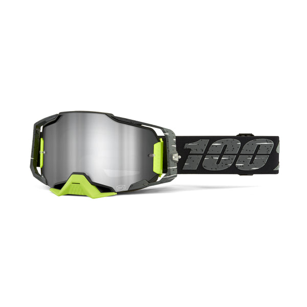 100Percent Armega Goggle Antibia Mirror Silver Flash Le
