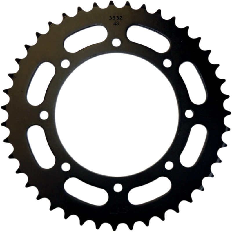 SUNSTAR SPROCKETS Steel Rear Sprocket - 43-Tooth - Suzuki 2-353243
