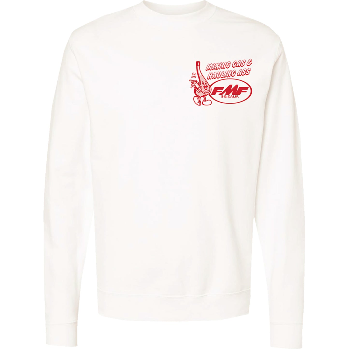 FMF Top Shelf Fleece - White - 2XL FA24121900BON2X