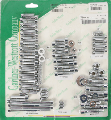 GARDNER-WESTCOTT Bolt Kit - Motor Set - Socket-Head - Softail P-96-76