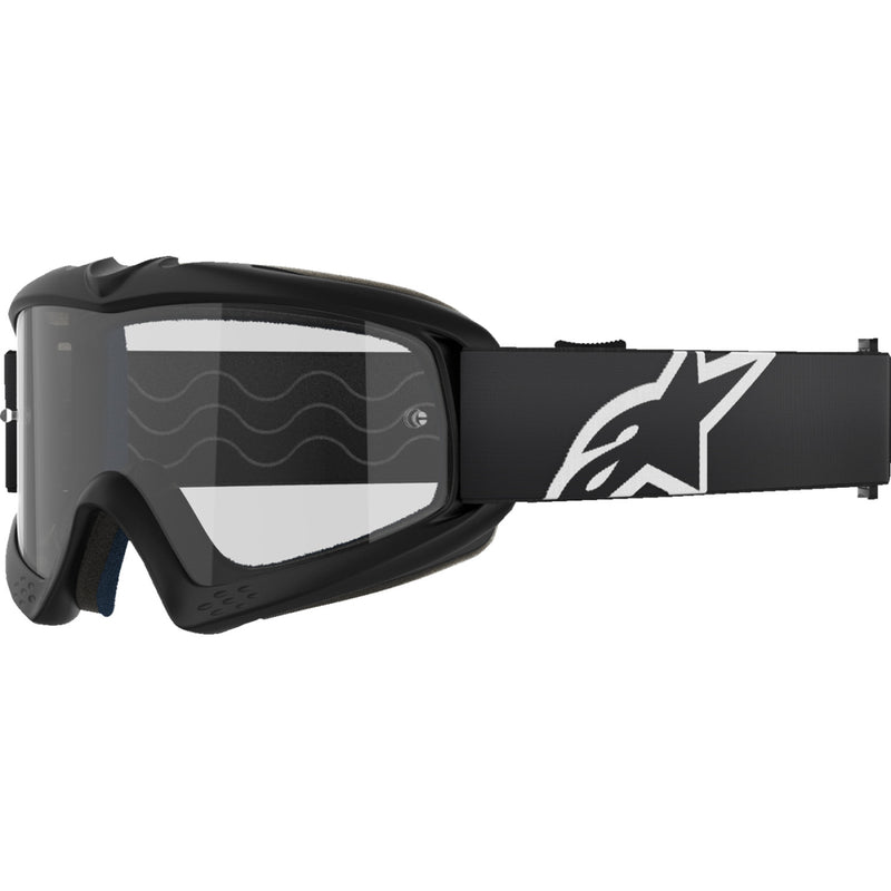 Alpinestars Youth Vision Goggle - Corp - Black - Clear 5140125-1425 | Goggles 