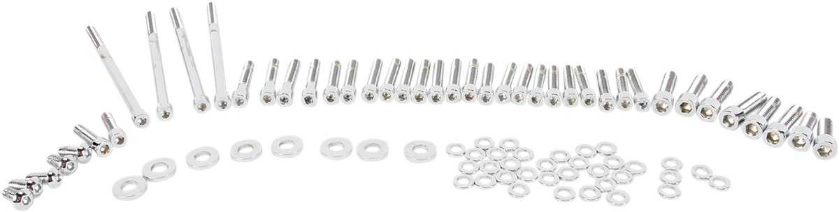 GARDNER-WESTCOTT Bolt Kit - Side Cover - Socket-Head - Chrome P-10-14-01