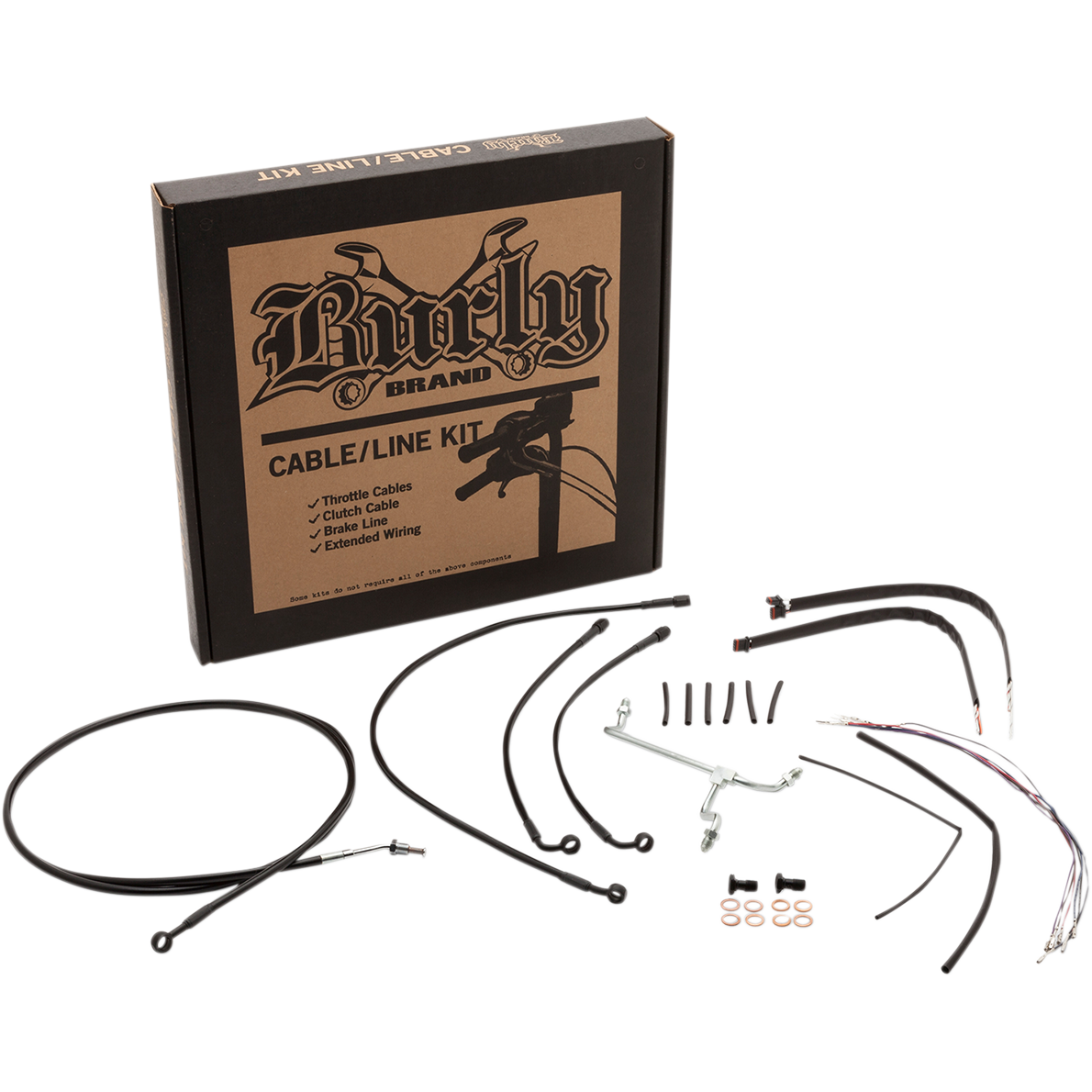 BURLY BRAND Control Kit - 18" Ape Hanger Handlebars B30-1175