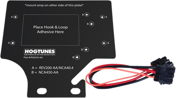 Hogtunes Amplifier Mounting Plate - '98-'13 Road Glide RG4CH-AA