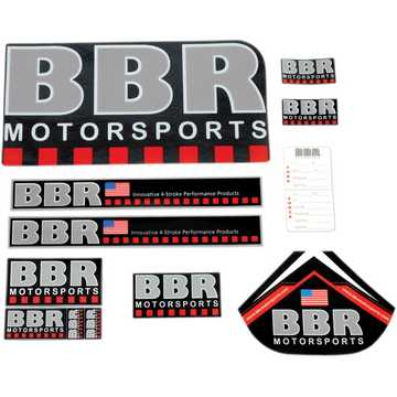 BBR MOTORSPORTS BBR Decal Sheet 710-BBR-2005