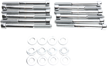 GARDNER-WESTCOTT Bolt Kit - Motor Case - Socket-Head - Chrome - M8 P-48-29