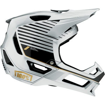 100% Trajecta Helmet - Fidlock - Ranelagh - Silver - Large 80003-00015