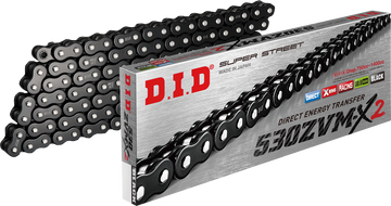 DID 530 ZVM-X2 - Drive Chain - 120 Links - Black 530ZVMX2B120