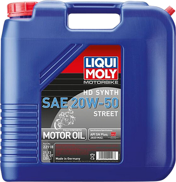 Liqui Moly H-D? Synthetic 4T Street Oil - 20W-50 - 20 Liter 22118