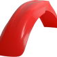 POLISPORT Fender - Front - OEM Fluorescent Red - Honda 8591000010