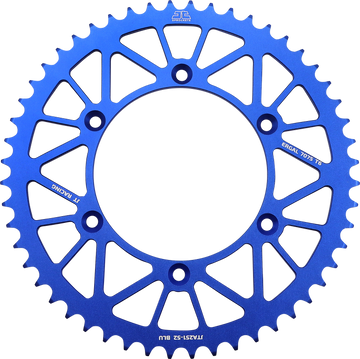 JT SPROCKETS Rear Sprocket - Yamaha - Blue - 52 Tooth JTA251.52BLU by JT Rear Sprockets   Aluminum/Alloy