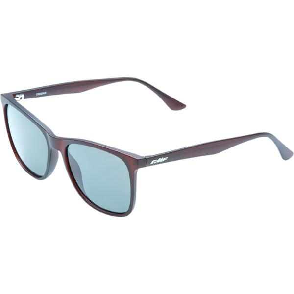 FMF Origins Sunglasses - Matte Crystal Rootbeer - Gray Polarized Lens F-61504-711-01