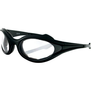 BOBSTER Foamerz Sunglasses - Matte Black - Clear Lens ES114C
