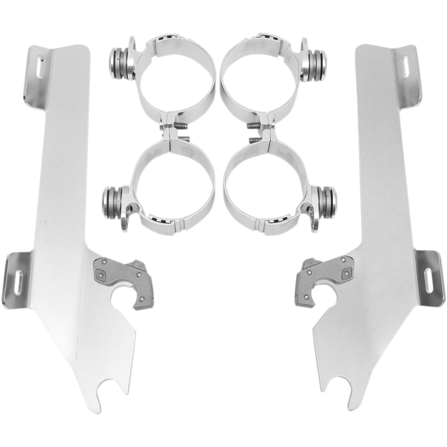 Memphis Shades Batwing Trigger Lock Mounting Kit - VTX 1800 - Polished MEK1903