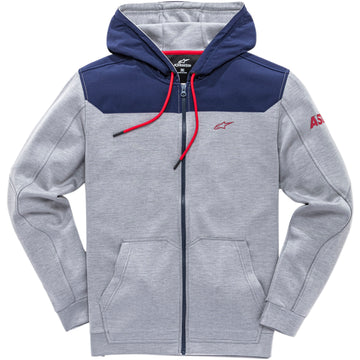 ALPINESTARS Venom Zip Hoodie - Gray/Navy - XL 1019531001171XL