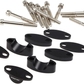 Handlebar Riser Kit 1 1/8" Black 25mm/30mm/35mm/40mm