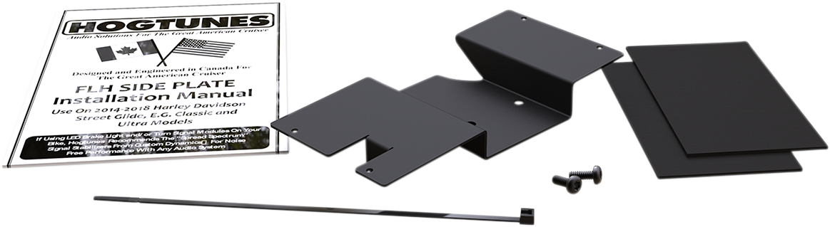 Hogtunes Amplifier Side Mounting Plate FLH SIDE PLATE-RM