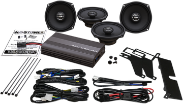 Hogtunes 4-Speaker/200W Amplifier Kit REV 450U KIT-AA