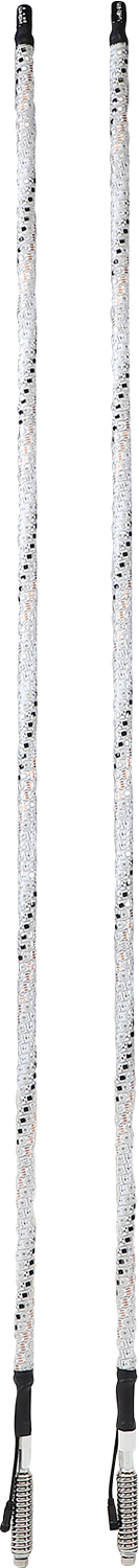 WHIPITLIGHTRODS 5' Light Rod Whip - Bluetooth - Pair - White SB-RGBBT-252