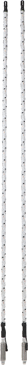 WHIPITLIGHTRODS 5' Light Rod Whip - Pair - Chase - White SB-CHSBTR-252