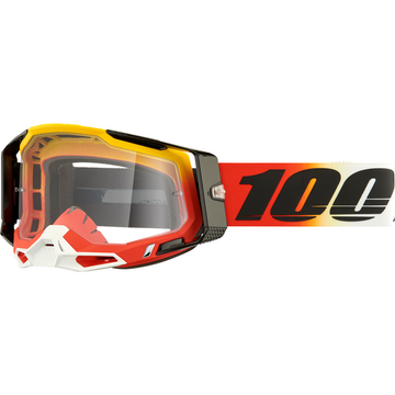 100% Racecraft 2 Goggles - Ogusto - Clear 50009-00024