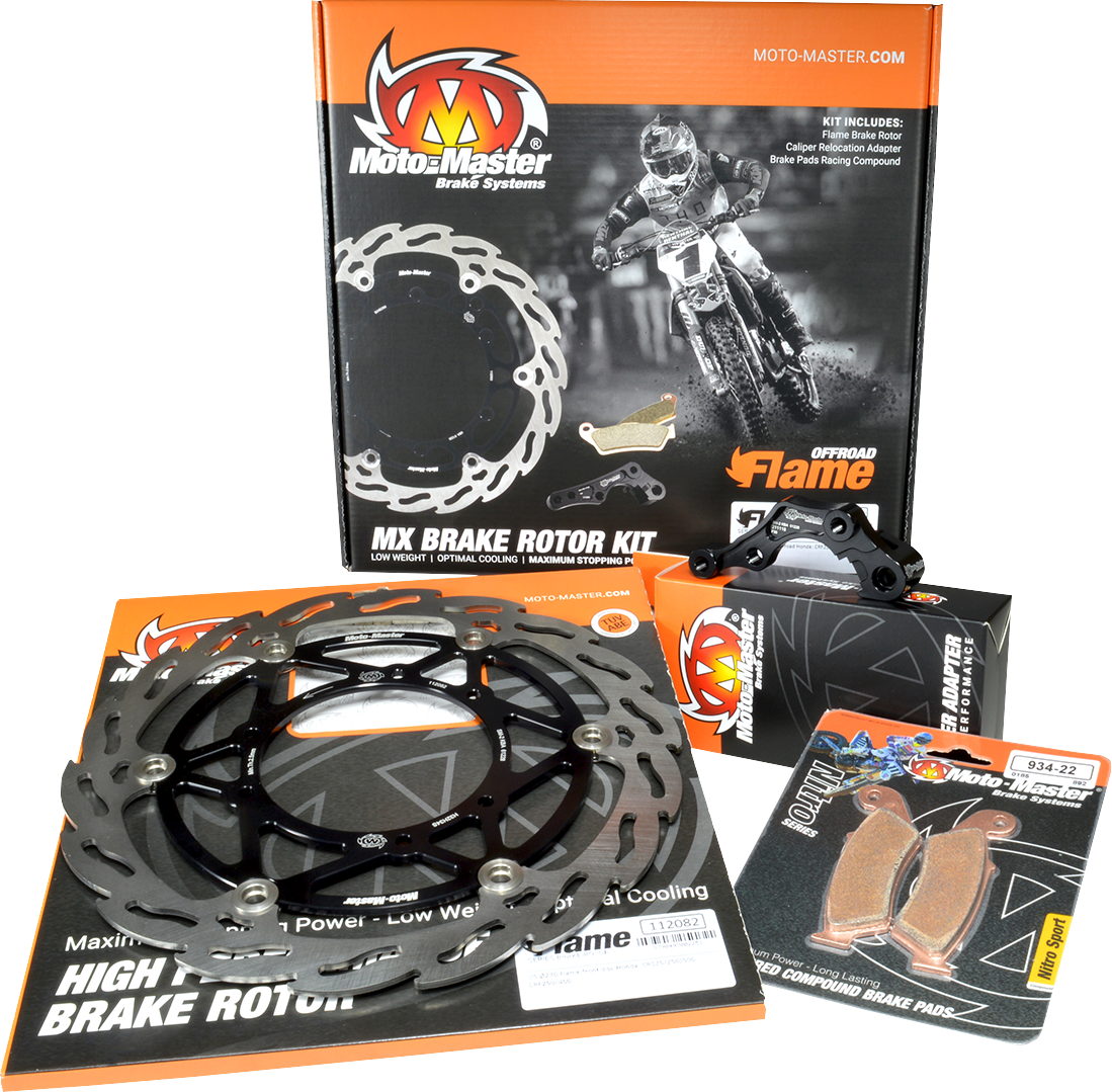 MOTO-MASTER Brake Rotor Kit - Flame Series - 270mm 310020-PU