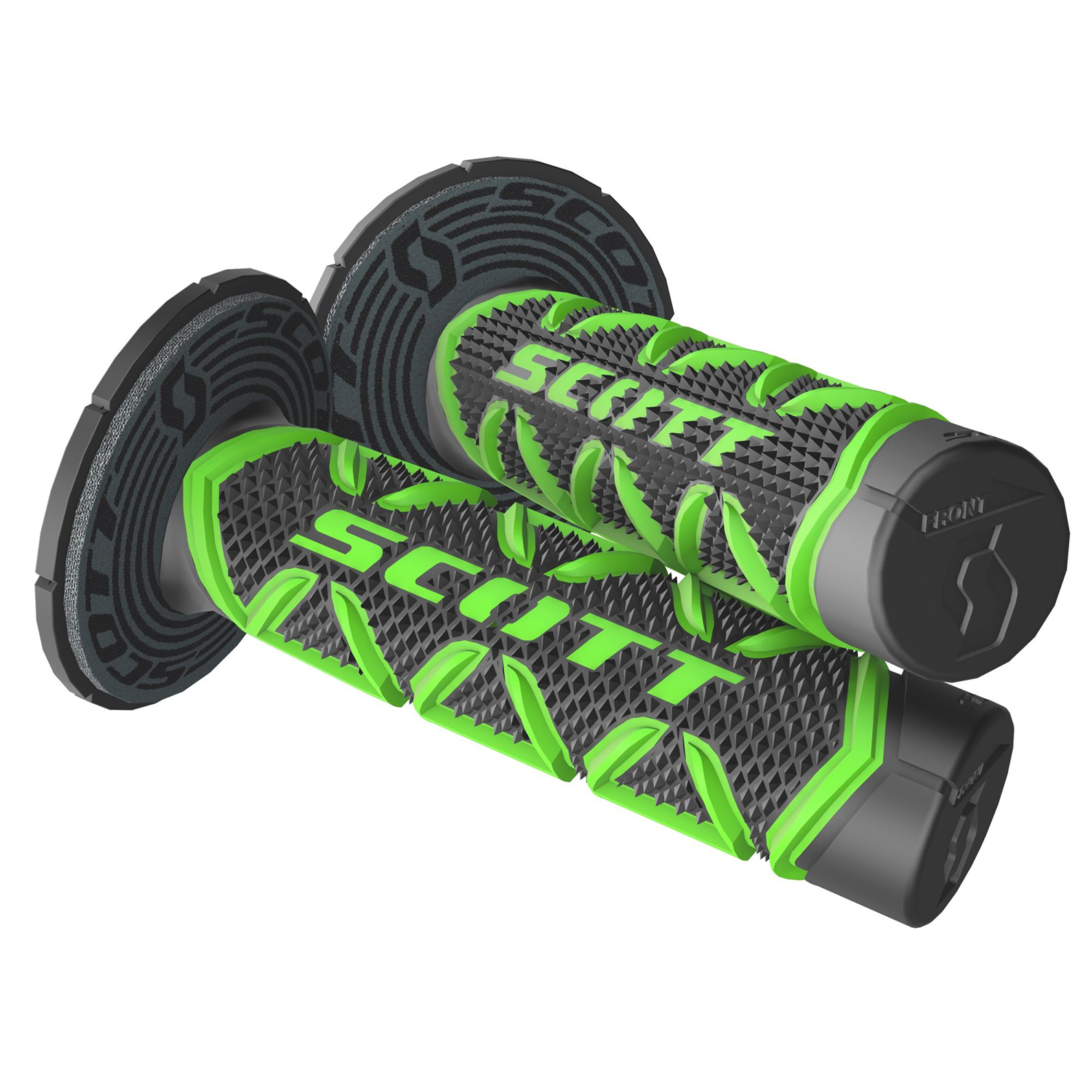 SCOTT Diamond Grips with Donut - Green/Black 219626-1089