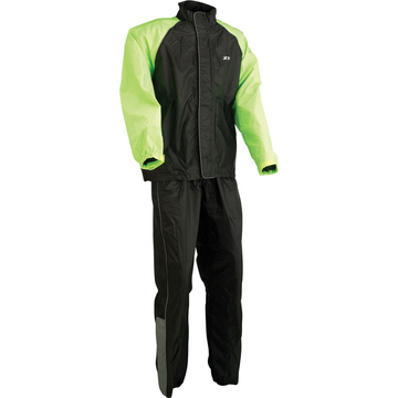 Z1R 2-Piece Rainsuit - Black/Hi-Vis - Large 2851-0538