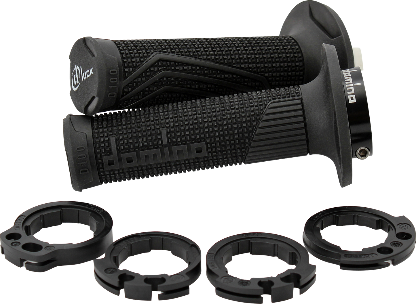 DOMINO D100 D-Lock Grips - Black D10046C4000A9-0