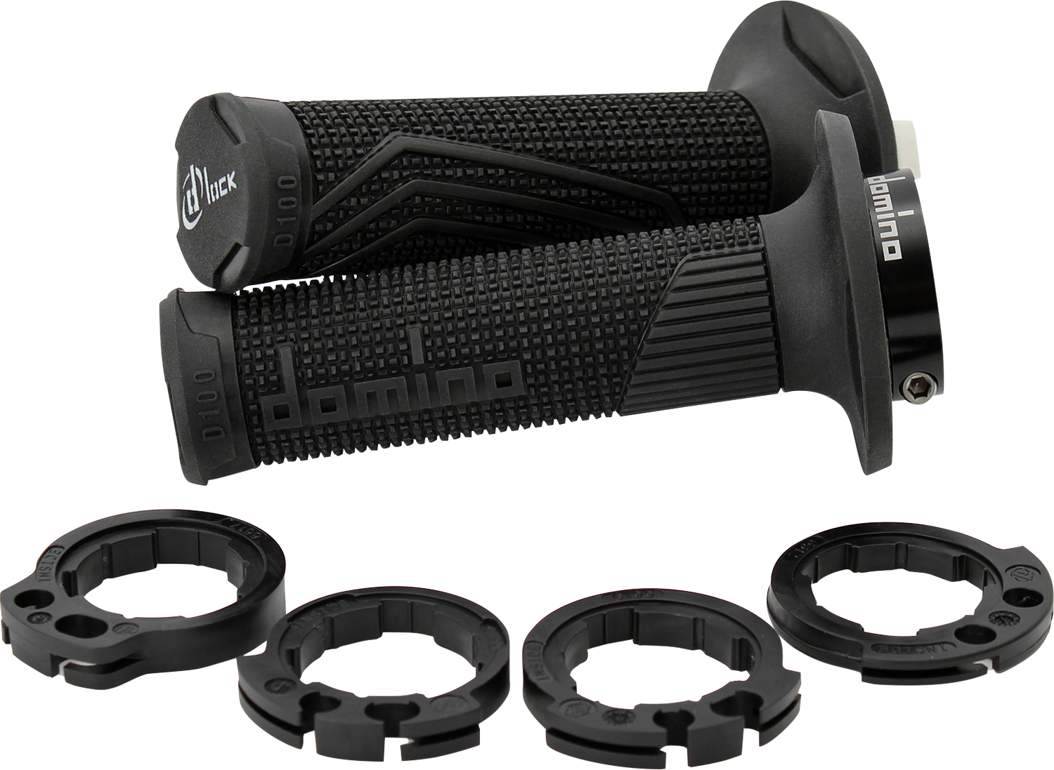 DOMINO D100 D-Lock Grips - Black D10046C4000A9-0