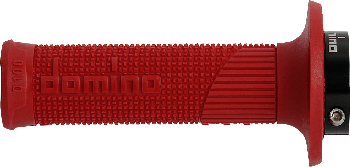 DOMINO D100 D-Lock Grips - Red D10046C4200A9-0