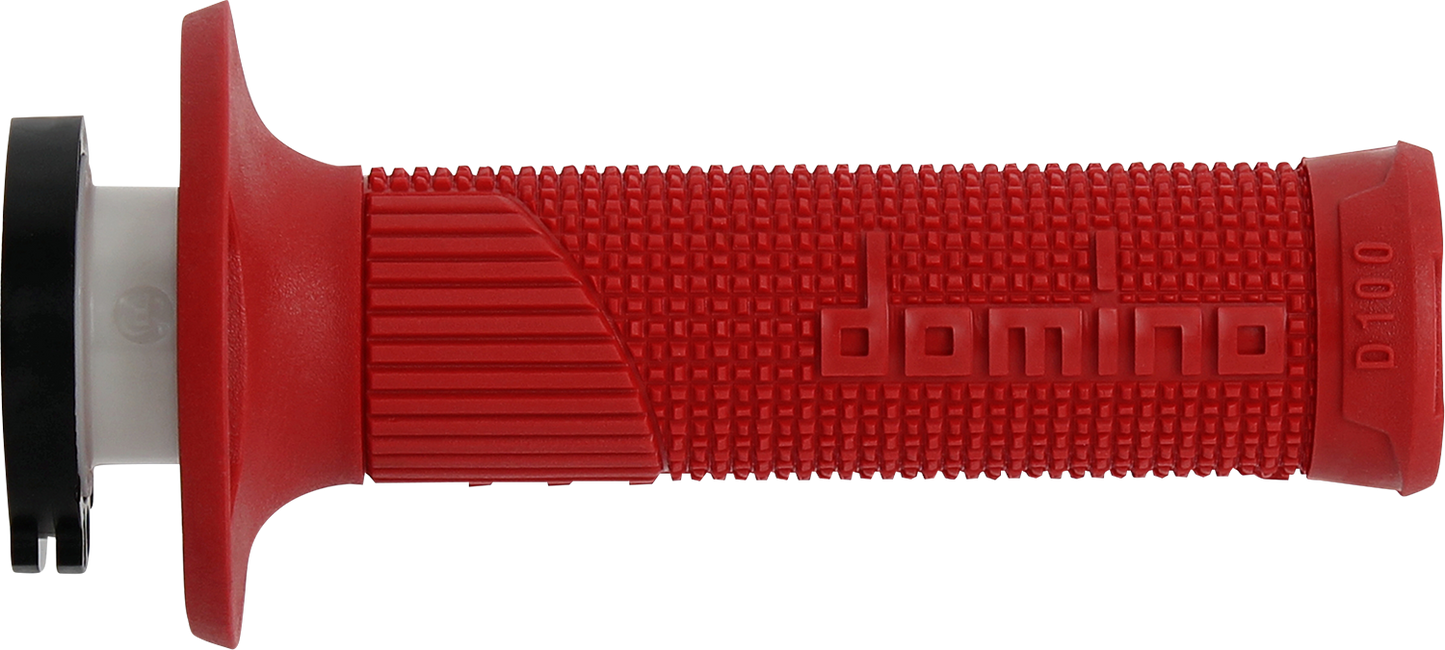 DOMINO D100 D-Lock Grips - Red D10046C4200A9-0