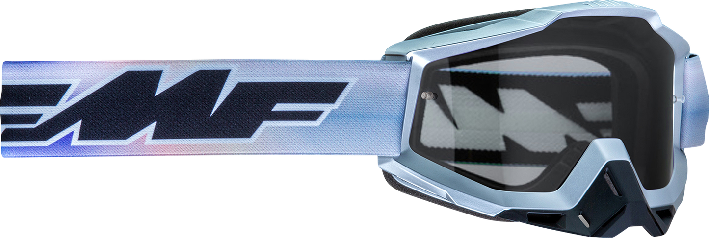 FMF PowerBomb Goggles - Afterburn - Blue/Purple/Gray - Clear F-50036-00012