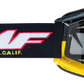 FMF PowerBomb Goggles - Speedway - Black/Yellow/Red/White - Clear F-50036-00013