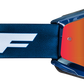 FMF PowerBomb Goggles - Caselli - Blue/Orange/White - Red Mirror F-50037-00014