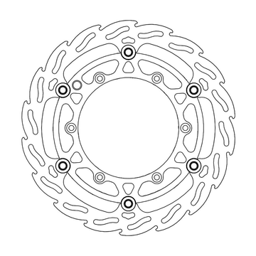 MOTO-MASTER Brake Rotor - Front - Flame 112083-PU