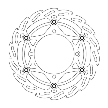 MOTO-MASTER Brake Rotor - Front - Flame 112085-PU