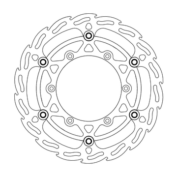 MOTO-MASTER Brake Rotor - Front - Flame 112088-PU