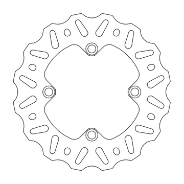 MOTO-MASTER Brake Rotor - Rear - Nitro 110361-PU