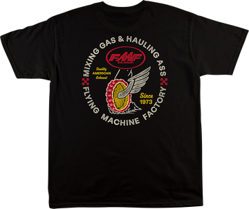 FMF Flight T-Shirt - Black - Large SP23118905BLKL